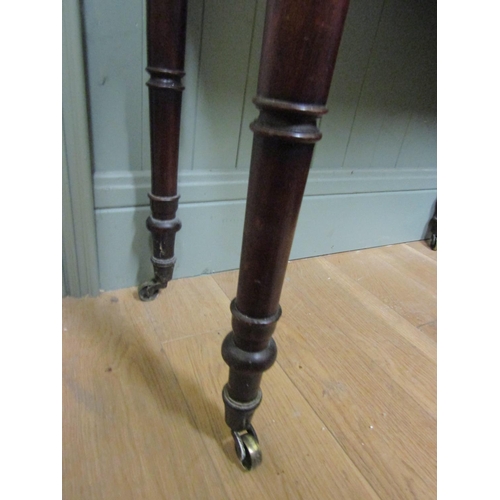 73 - Irish William IV Mahogany Glazed Two Door Bookcase Side cabinet with Twin Drawers Below Approximatel... 