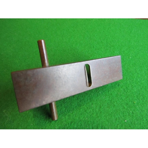 825 - Bronze Miniature Wood Plane Working Order Approximately 3 Inches Wide