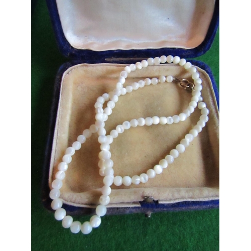 831 - Two Ladies Pearl Necklaces with Clasps