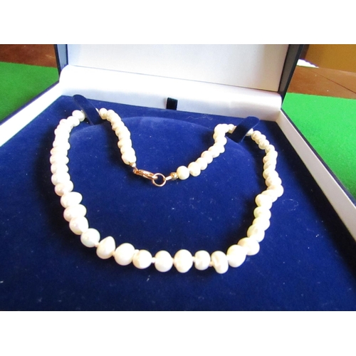 831 - Two Ladies Pearl Necklaces with Clasps