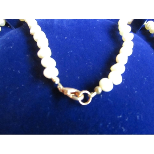 831 - Two Ladies Pearl Necklaces with Clasps