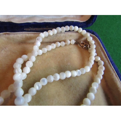 831 - Two Ladies Pearl Necklaces with Clasps