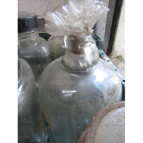 848 - Box of Various Old Chemist Bottles and Jars Quantity As Photographed