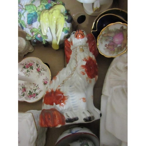 849 - Various Old Porcelain Items Quantity As Photographed Largest Approximately 9 Inches High