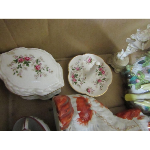 849 - Various Old Porcelain Items Quantity As Photographed Largest Approximately 9 Inches High