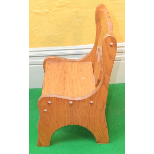 883 - Childs Wooden Chair Neat Size