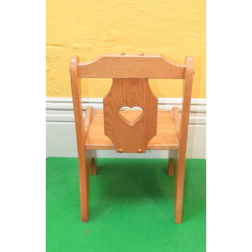 883 - Childs Wooden Chair Neat Size