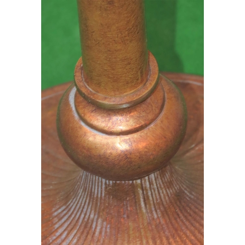 886 - Vintage Gilt Decorated Floor Lamp Column Form