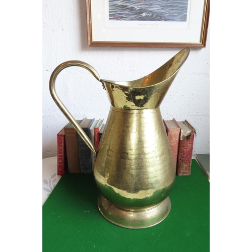 893 - Brass Ewer Large Size Approximately 22 Inches High