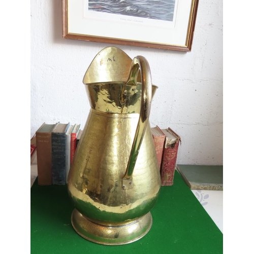 893 - Brass Ewer Large Size Approximately 22 Inches High