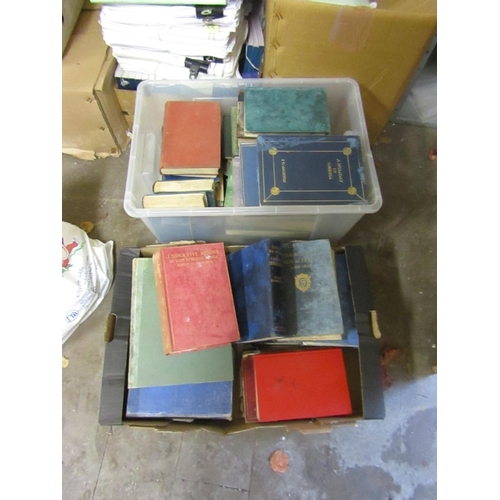 926 - Two Boxes Various Antiquarian Volumes Quantity As Photographed