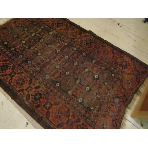 932 - Antique Persian Rug Country House Condition Approximately 4ft Inches Long x 2ft 6 Inches Wide