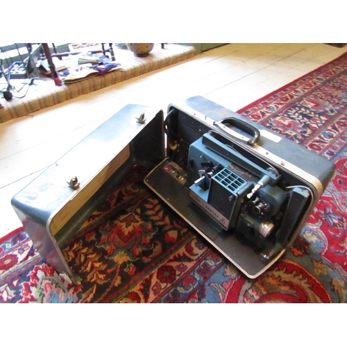 939 - Vintage Film Projector with Original Carry Case Electrified Working Order