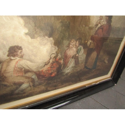 951 - Pair of Victorian Engravings George Morland Largest Approximately 18 Inches High x 20 Inches Wide