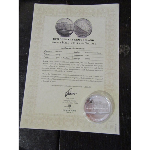 966 - Liberty Hall Limited Edition Commemorative Coin Encapsulated with Certificate of Authenticity Mint C... 