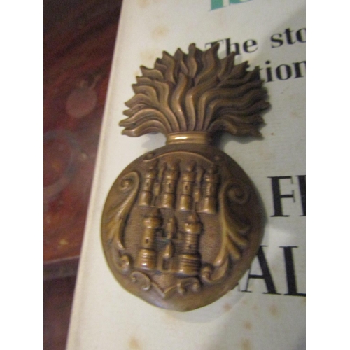 984 - Victorian Brass Royal Dublin Fusiliers Badge