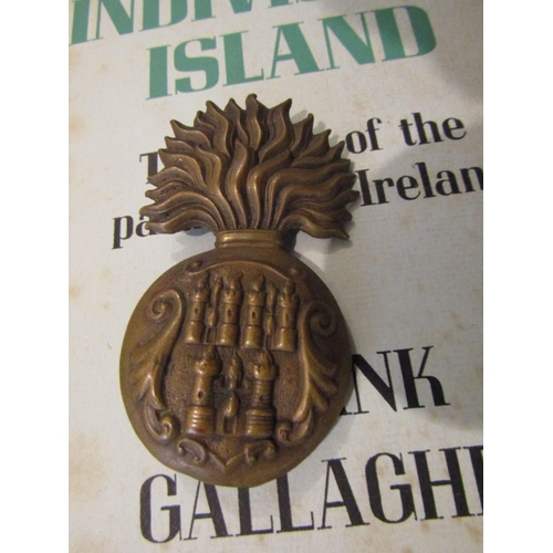 984 - Victorian Brass Royal Dublin Fusiliers Badge