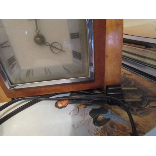 985 - Art Deco Mantel Clock Electric Mechanism