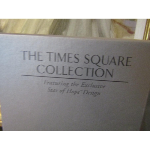 986 - Water Crystal The Times Square Collection Contained within Original Box and Presentation Case Good O... 