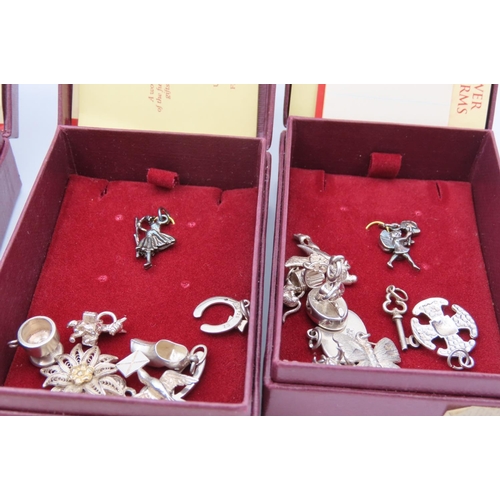 27 - Quantity of Various Silver Charms Vintage and Others Quantity As Photographed