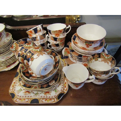 31 - Edwardian Fine Bone Tea Service including Sugar Bowl Serving Platters etc As Photographed Good Condi... 
