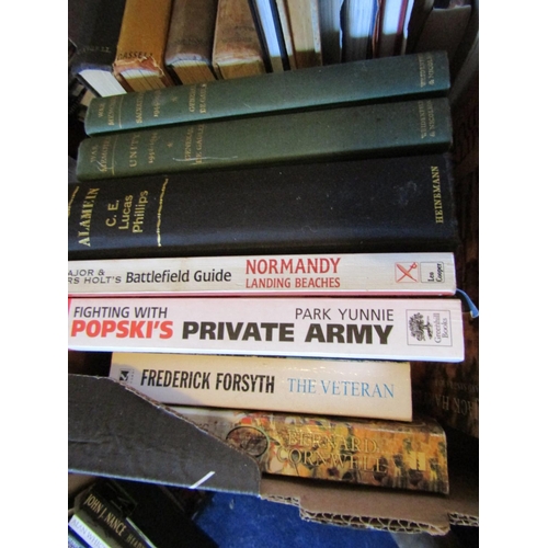 115 - Collection of Various Volumes Military Interest and Others Quantity As Photographed