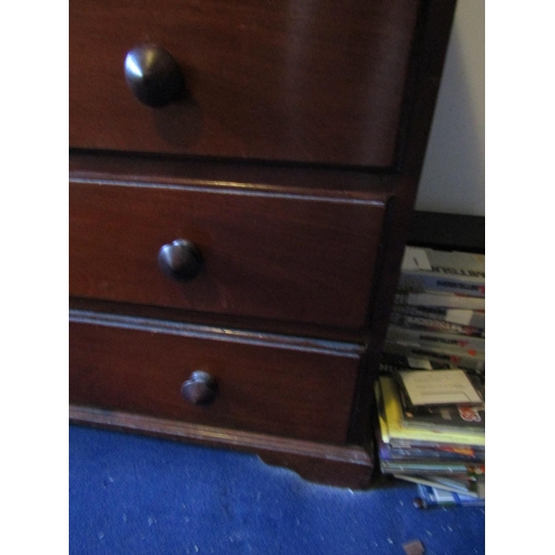 125 - George III Mahogany Chest of Drawers Two Short Three Long Drawers Above Bracket Supports Approximate... 