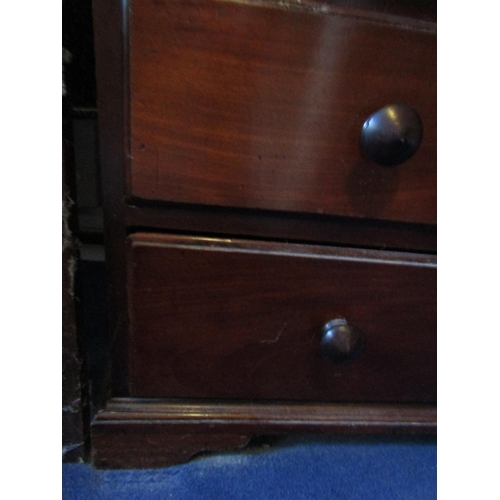 125 - George III Mahogany Chest of Drawers Two Short Three Long Drawers Above Bracket Supports Approximate... 