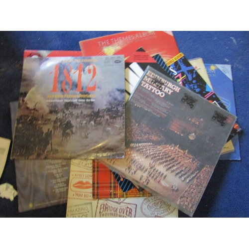 130 - Collection of Various Albums Including Military Tattoo and Overtures Quantity As Photographed