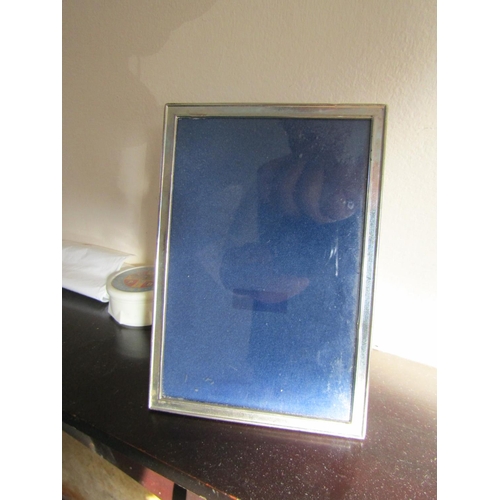 135 - Solid Silver Mounted Photograph Frame Approximately 8 Inches High x 5 Inches Wide