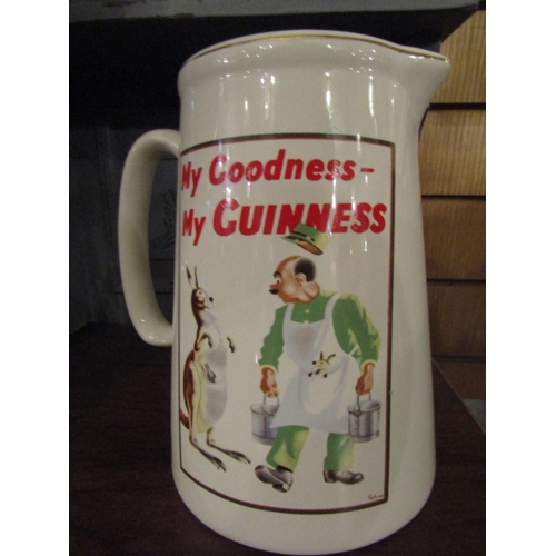 138 - Large Guinness Advertising Jug Approximately 10 Inches High