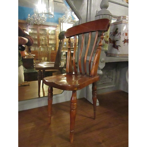 141 - Walnut Childs Chair with Turn Supports