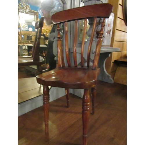 141 - Walnut Childs Chair with Turn Supports