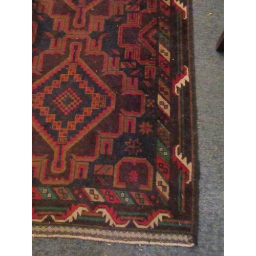 157 - Antique Persian Pure Wool Rug Approximately 5ft Long x 3ft Wide