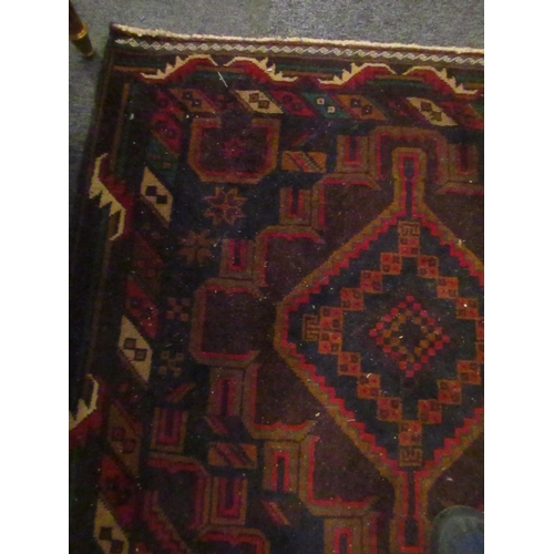 157 - Antique Persian Pure Wool Rug Approximately 5ft Long x 3ft Wide