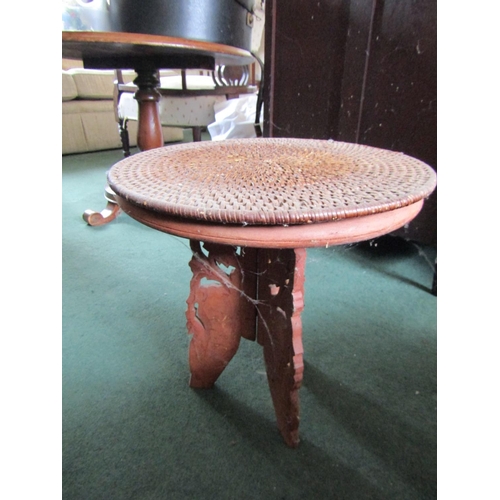 17 - Carved Hardwood Occasional Table Persian