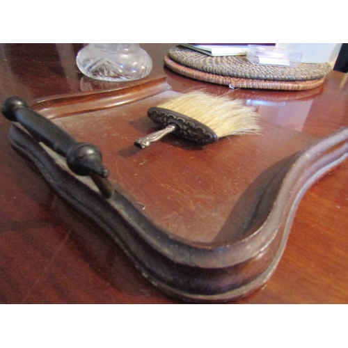 59 - Solid Silver Mounted Waiters Aide with Tray