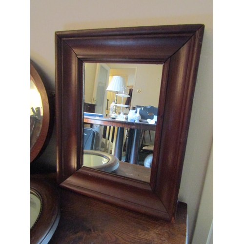 65 - Three Framed Mirrors Largest Approximately 16 Inches Diameter