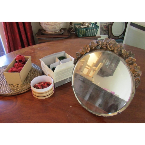 83 - Collection of Various Items Including Table Mirror and Ties