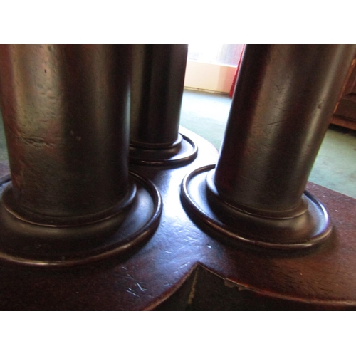 84 - William IV Figured Mahogany Circular Form Table Resting on Original Tri Pillar Supports Approximatel... 