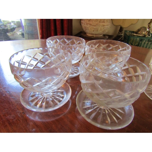 86 - Four Waterford Crystal Sorbet Dishes and Others Quantity As Photographed