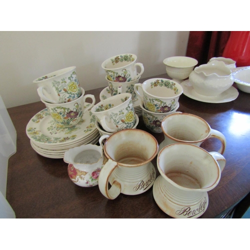 91 - Collection of Various Porcelain and Other Table Ware Including Masons