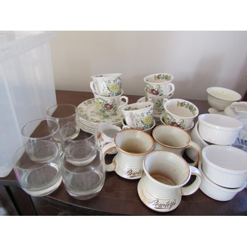 91 - Collection of Various Porcelain and Other Table Ware Including Masons