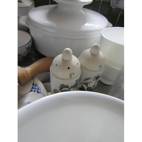 96 - Collection of Various Porcelain and Other Table Ware