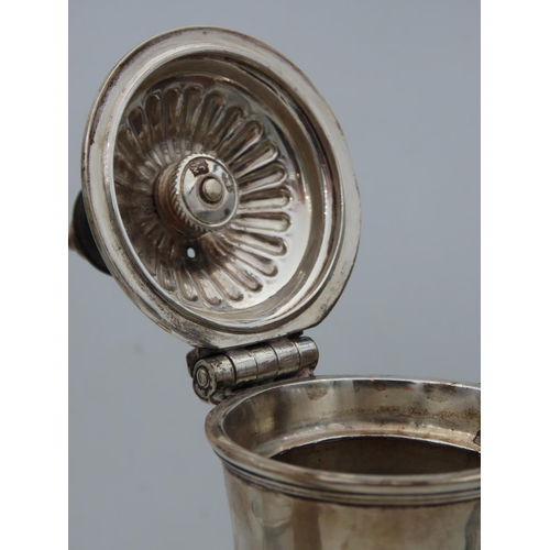 107 - Solid Silver Water Pot with Gadrooned Detailing and Crisp Hallmarks Height 20cm Weight Approximately... 