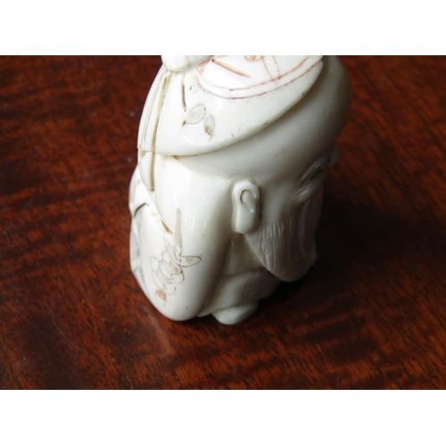 139 - Three Carved Oriental Netsuke Each Approximately 5cm High