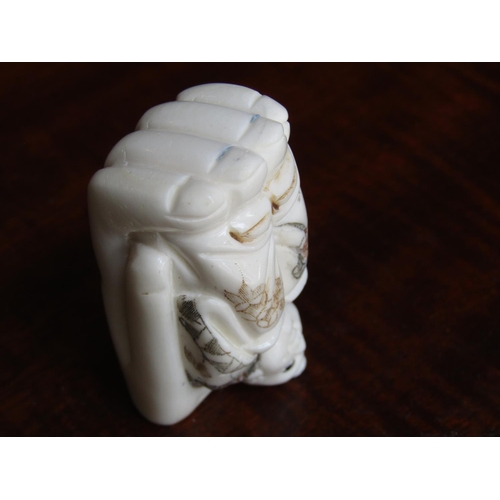 139 - Three Carved Oriental Netsuke Each Approximately 5cm High