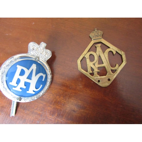 149 - Two Early RAC Radiator Badges