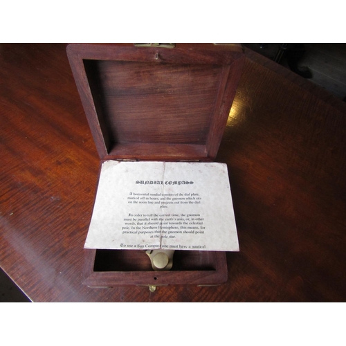 151 - Nautical Interest Instrument Contained within Hardwood Box