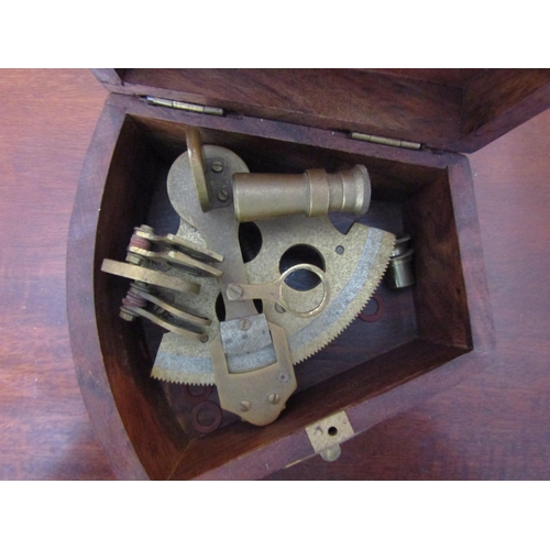 152 - Nautical Interest Instrument Contained within Hardwood Box